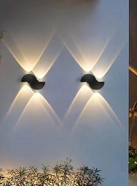 灯室外防水过道约长方形墙壁新壁灯F1003-02款北欧风简轻奢铝材卧