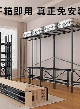 简易衣12922柜免安装叠布出柜家用收纳卧室衣橱租房用折钢衣架结