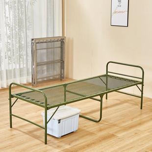 邮钢丝床折叠床护单人出租房简易簧床弹NXS包床加固型午休床陪床