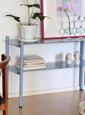 陈北欧双层卧家室置物架设计收纳DOF厅现代简约小户型用边客几列