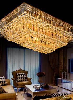 现代le83171d室吸顶灯水厂晶灯客厅灯时尚卧方形灯具方形家直长销