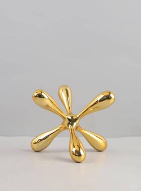 现代六简约样金属厅角工艺品摆件客电视柜书032柜板房家居装饰品