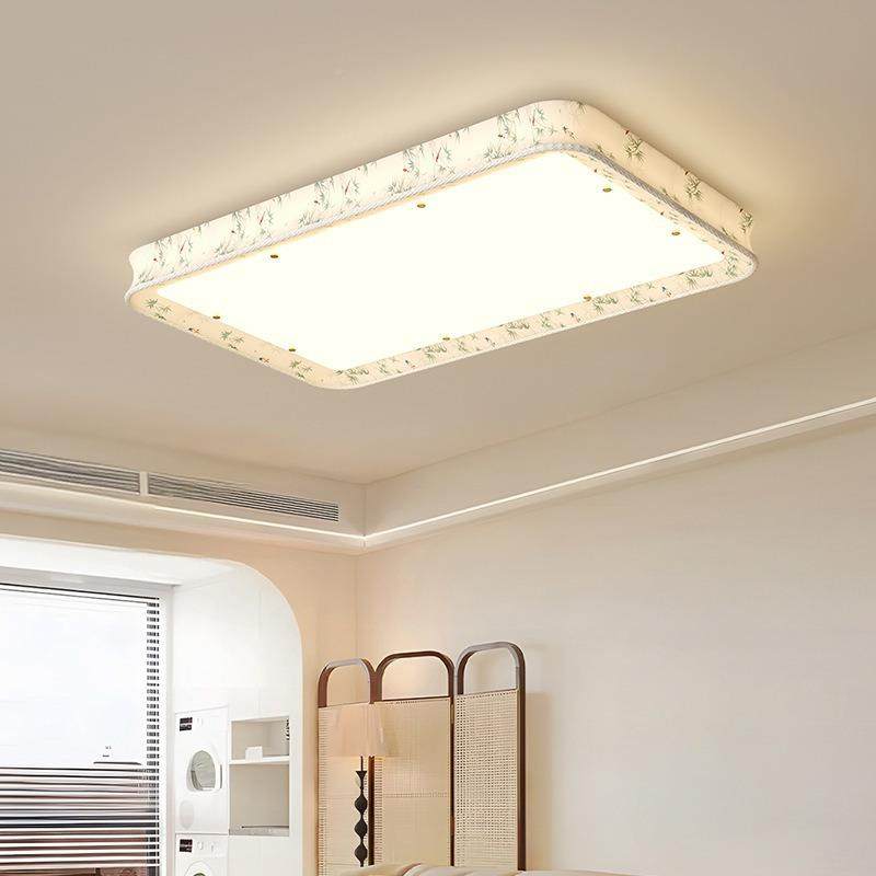 中古风宋氏美学客LED简护眼灯中大古64494布艺厅约气主卧房间吸顶,家装灯饰光源,客厅吸顶灯,淘宝优惠券,粉丝福利购,淘宝优惠卷