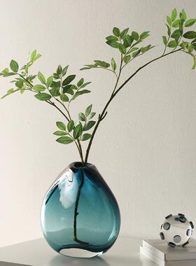 轻奢创意琉璃插花器简约家居厅玄关餐a300-01瓶摆件客样板桌房软