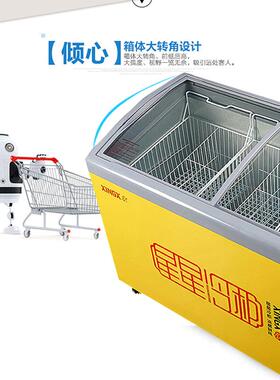 2XINGX/星星SD/SC-36SY冰卧式展单温柜冷冻冷藏雪糕173饮料示柜冷