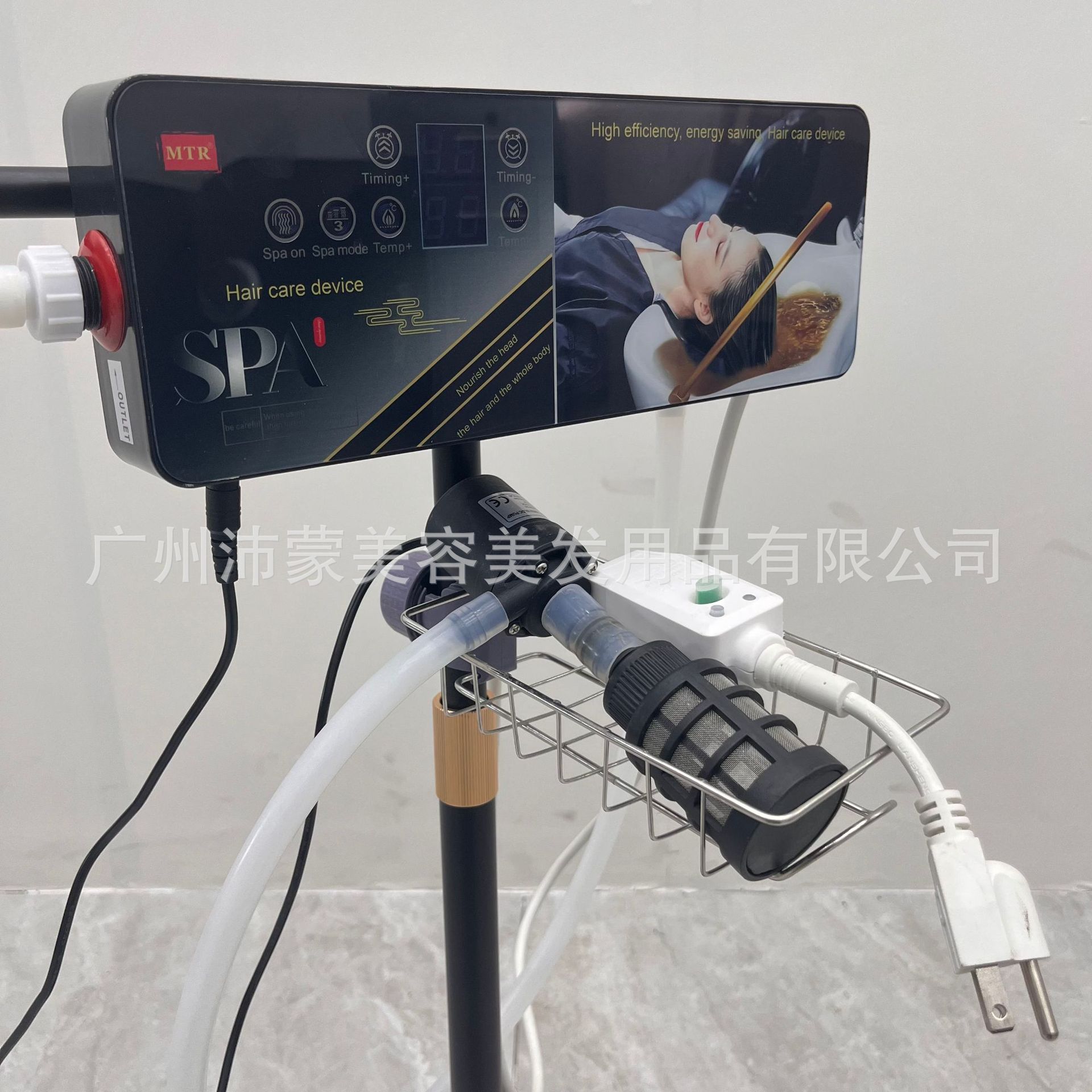 便携移动水循环自然光洗头床