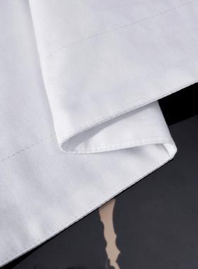 酒棉店民宿布宾草白色四件套馆床上用被品纯套床单666枕套三件套