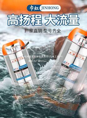 巾虹直流水泵12V2448V60V72V高GOG扬程农电车用三轮车V浇潜地抽水