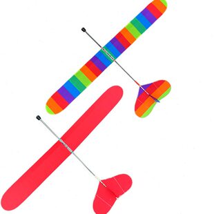 盘飞机风筝滑翔机风筝微风大风左右双盘高盘中盘低盘调试试飞发货