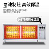 商用一体热风环暖碟消锈饭毒工作台食NPU堂厨房店用餐具循不钢工