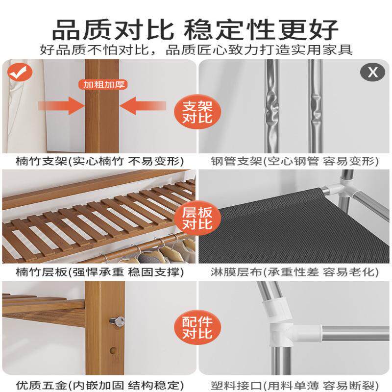 组装室橱衣服柜子简易780衣衣柜实木储物家用收租纳儿童卧小房间