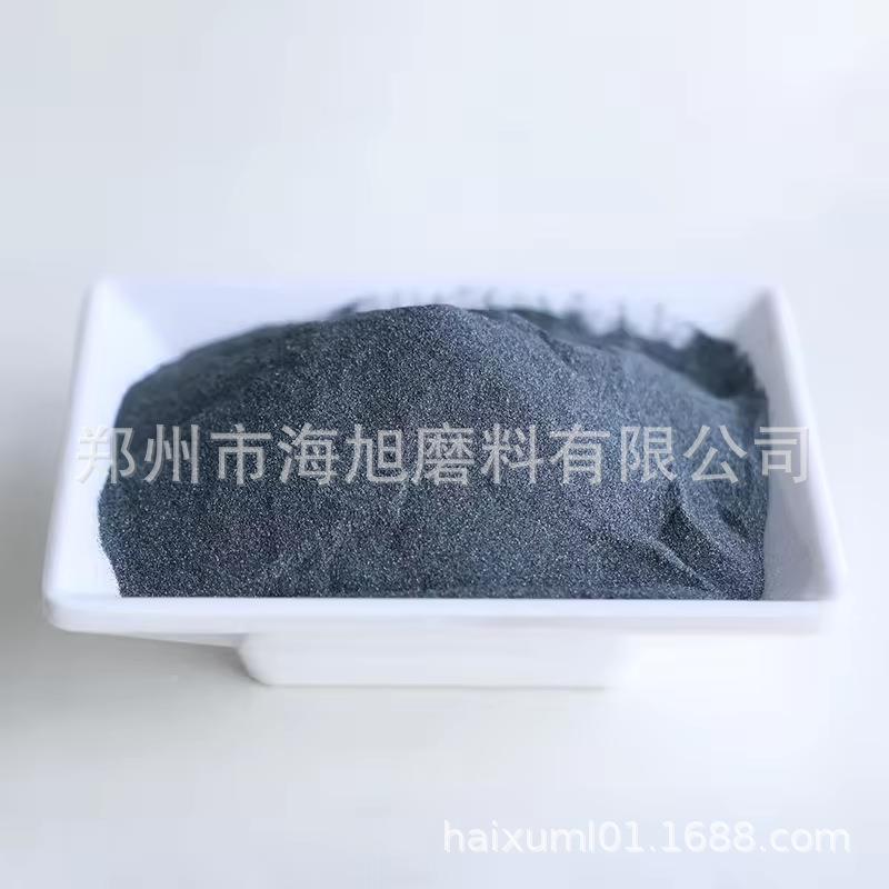 石材喷砂碳研磨抛光用黑化磨料颗粒砂2硅4目636目4国标6目0目80目