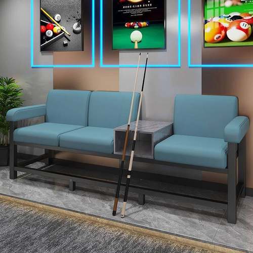 球专用沙休发椅子观球椅台球室网台红沙发椅球厅SYG新款休闲闲沙