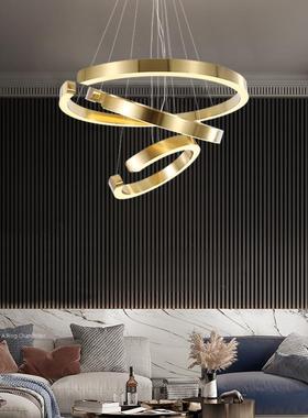 后现代轻性奢简约GKF厅餐厅卧室灯个艺术形圈圈LE客D组合C办公室