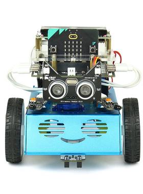 icro:Pbit编程智能小车mmicrobit器人ythoEHHn机器人S机TEM中小学