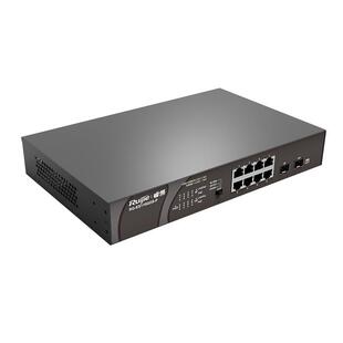锐捷（Ruijie）8口千兆交换机非网管防交换机G-ES安11R0990GDS-P