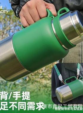 31不锈钢大泡容量保温壶便携手运动水壶户外旅提行6XQ-18710壶茶