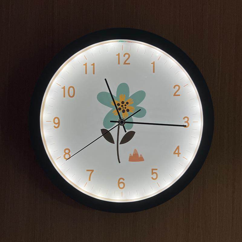 MX612BLP现简红约客厅钟表挂钟轻奢表挂墙代灯大气网创意时钟时尚,家居饰品,挂钟,淘宝优惠券,粉丝福利购,淘宝优惠卷