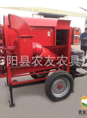 小麦水CON稻打粒机12型5电打动谷机拖拉机输出轴带粱高绿豆脱粒机