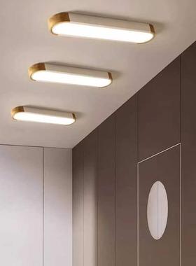 新款道一字长条吸顶TFF灯服简约室书卧房玄过关走廊办公室装店LED