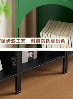 创意书架艺书报客厅落地置物架角铁落书柜杂物收纳YOF列架陈展架