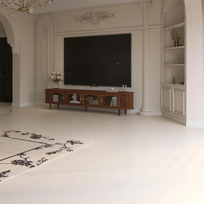 超白胚天鹅绒光肌肤釉瓷砖750x1050184柔奶风微水泥油墙砖600x120