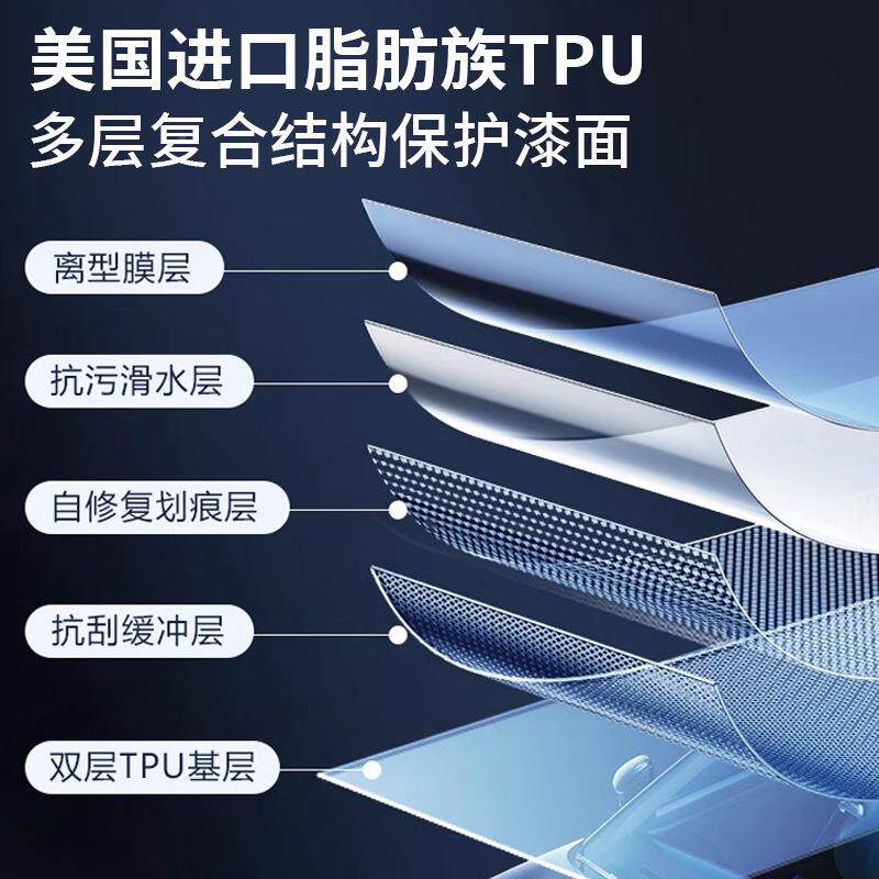 汽车TPU隐TTPH-A13PH车衣漆保护膜车身透明膜防刮形蹭自愈面哑光