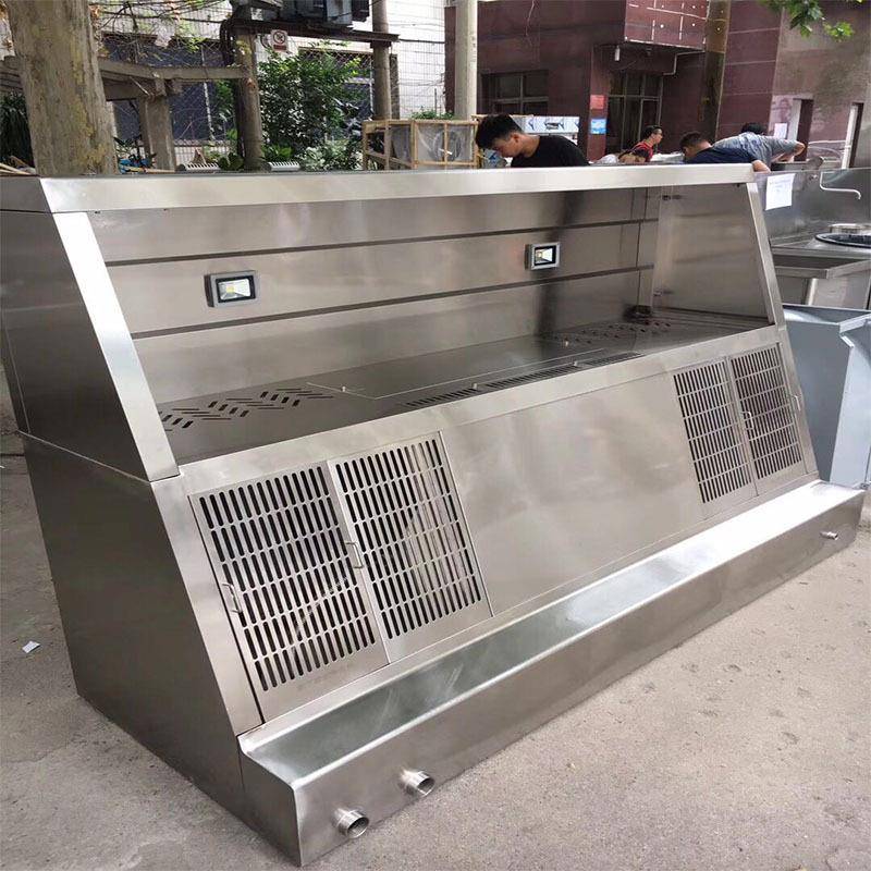 用XQ-1500油烟净化一体机餐饮店专用烟排饭烟机无系统大功率厨房