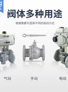 靖阀门铸钢法兰球阀耐高温蒸汽Q451f-10/16/2/40/6DAM4/10C0镜水