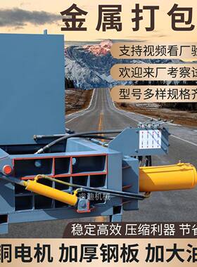 200全吨废铜边角料压块机自RD-YKJ-2废金属铜线压块包机价格动废