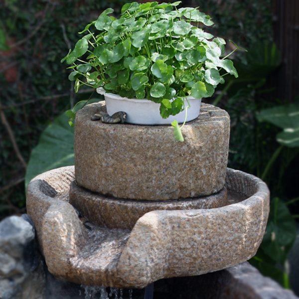 人造石磨盘假山流水摆件循环水景观庭院花园布置造景民宿院子装饰,家居饰品,户外/庭院摆件,淘宝优惠券,粉丝福利购,淘宝优惠卷