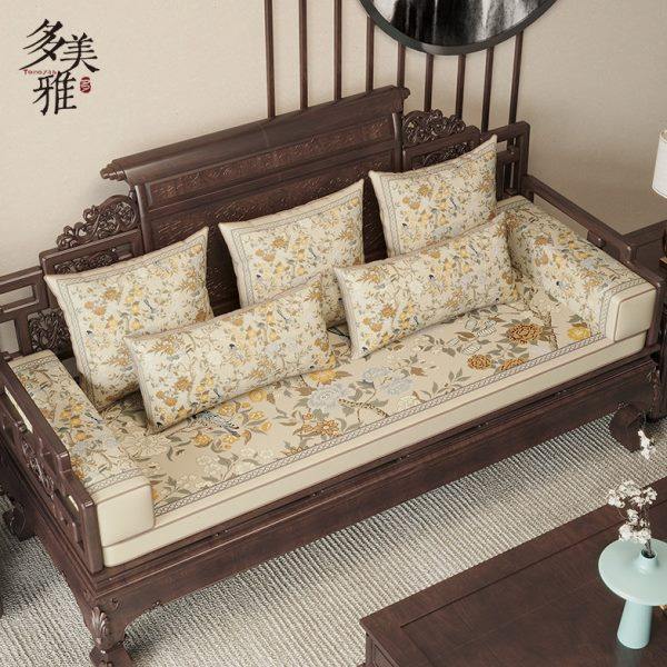 中式实木沙发坐垫定制罗汉床加厚椅垫红木沙发垫2023新款四季通用,居家布艺,沙发垫,淘宝优惠券,粉丝福利购,淘宝优惠卷