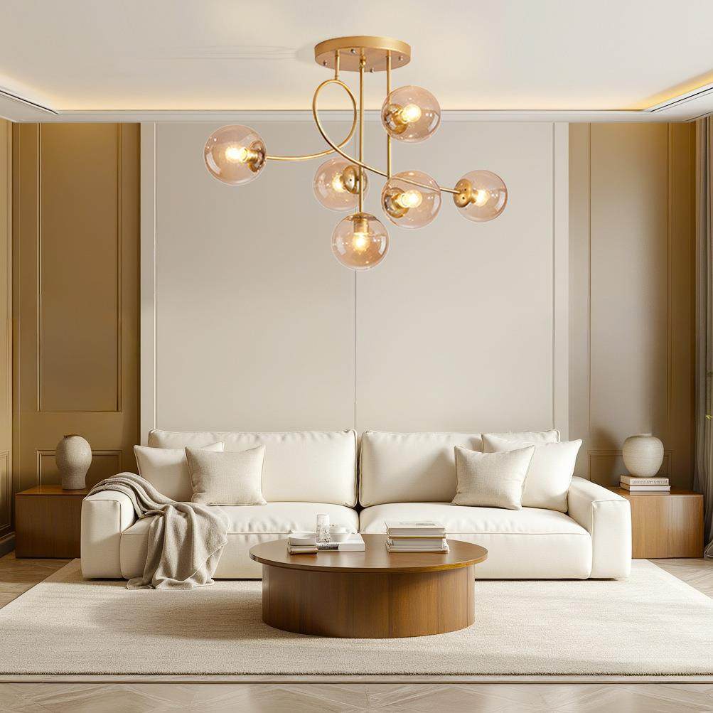 北欧卧室吊灯网红魔豆分子灯创意几何客厅餐厅家用灯具,收纳整理,烫衣板及配件,淘宝优惠券,粉丝福利购,淘宝优惠卷