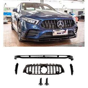 适用于奔驰新A级W177改装amg35,45s中网,前后风刀