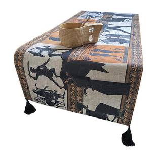 非洲风格 饰布son 桌布餐厅桌旗土耳其摩洛哥电视柜茶几台布装