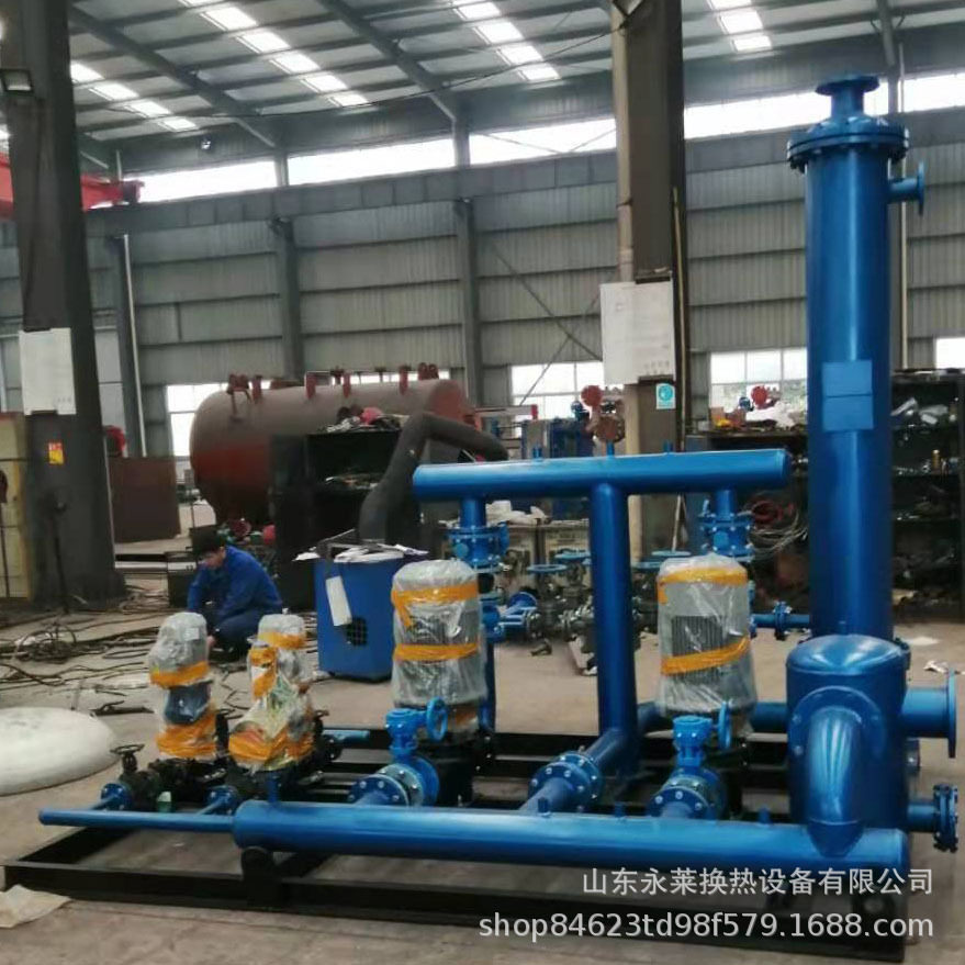 采暖用浮动盘管汽水管壳式换热器汽水管壳式换热机组