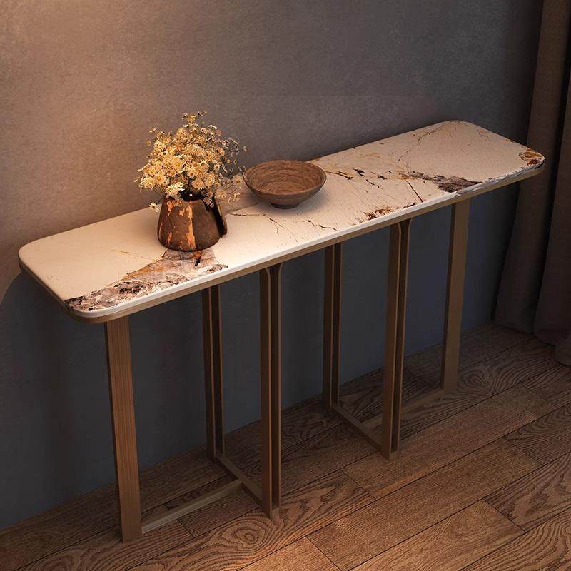 新中式玄关台极简入户玄关桌现代简约意式靠墙边柜轻奢岩板端景台,收纳整理,烫衣板及配件,淘宝优惠券,粉丝福利购,淘宝优惠卷