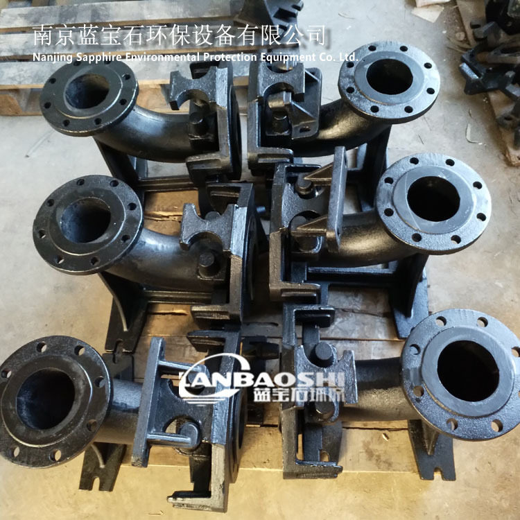 自耦式潜水排污泵潜污泵耦合装置DN100HT250灰口铸铁耦合器厂家