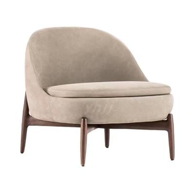 单人沙发椅现代简约轻奢意式实木客厅懒人卧室阳台设计师创意沙发