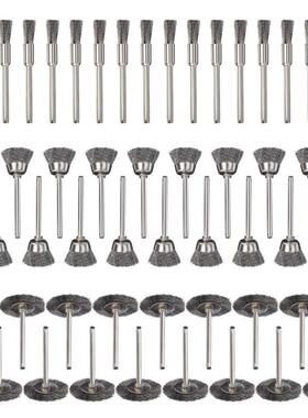 60PC90PC钢丝刷除锈打磨电磨刷子