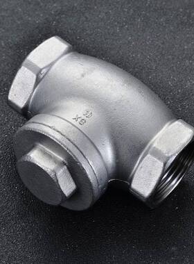 河北远大阀4门316不锈H1W-钢1/16R丝824扣卧式水管止0回阀DN15-DN