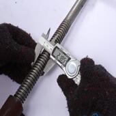 台虎平钳配件丝杆螺母口配件T丝型472杆螺纹钳台钳摇杆固定螺丝