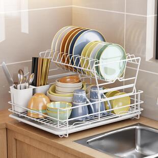 厨房碗架收纳神器置物架放碗沥水架台面滤水碗碟架子晾碗沥碗架