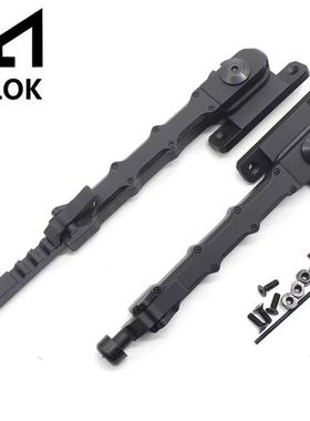 MLOK脚架黑色铝合金竹节腿M-LOK高端品质V9脚架分体脚架