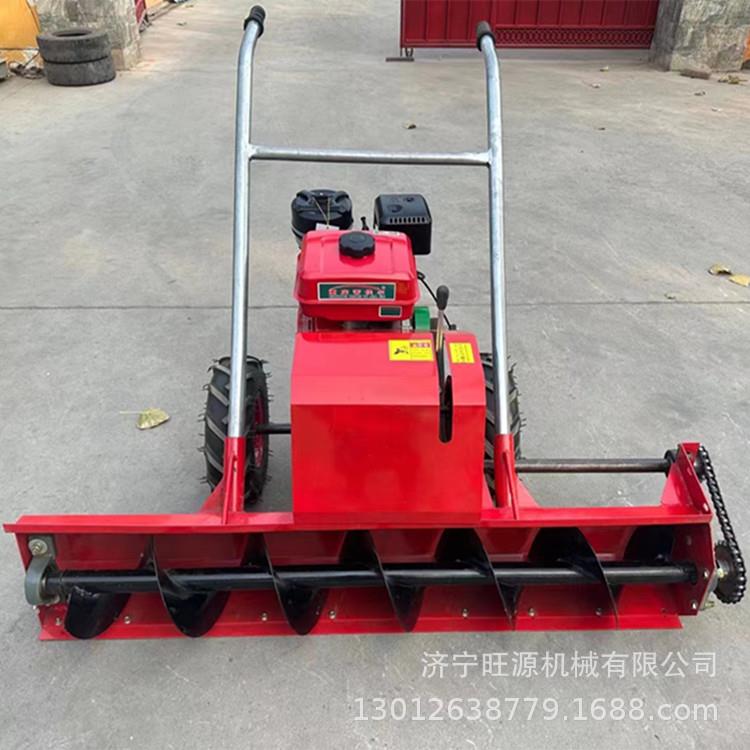 旋转式汽油铲雪机手推式汽油除雪机公路清理扫雪机