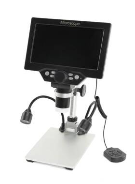新款G1200高清7寸大屏显微镜1200X数码显微镜维修检测显微镜