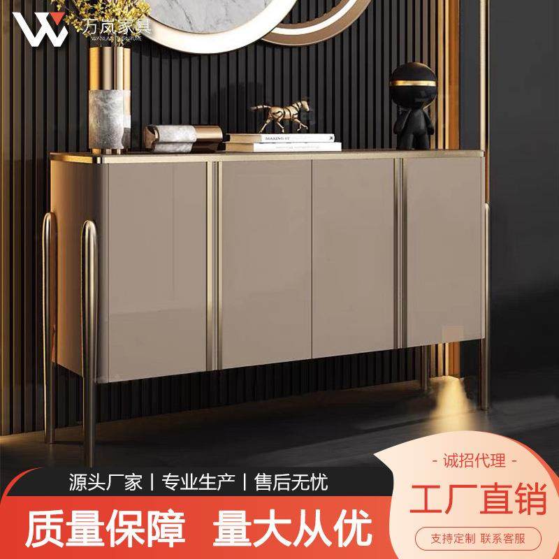 新中式入户玄关柜轻奢靠墙一体收纳边柜高档岩板餐边柜客厅装饰台,机械设备,其他机械设备,淘宝优惠券,粉丝福利购,淘宝优惠卷