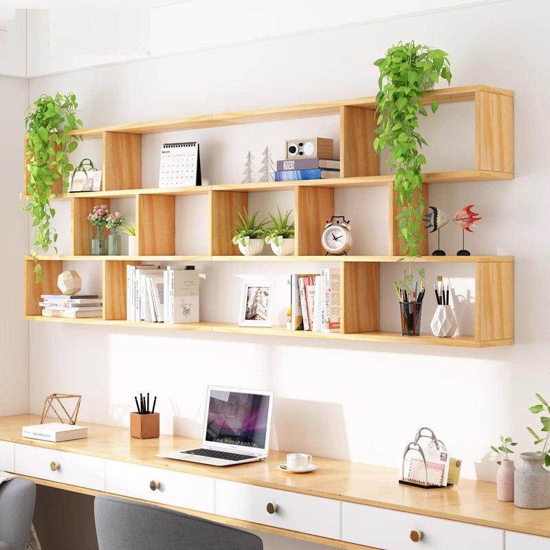 墙上置物架壁挂墙面储物柜子吊柜墙壁柜现代简约实木书架创意格子,纺织面料/辅料/配套,纺织机械配件,淘宝优惠券,粉丝福利购,淘宝优惠卷