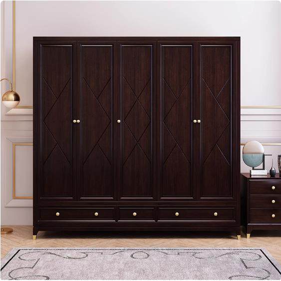 美式轻奢樱桃木实木衣柜四门五门现代简约大衣橱卧室成套组合家具,机械设备,其他机械设备,淘宝优惠券,粉丝福利购,淘宝优惠卷