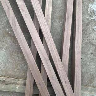 北美黑胡桃木方条实木扁木条薄木片手工材料刻木料量大优